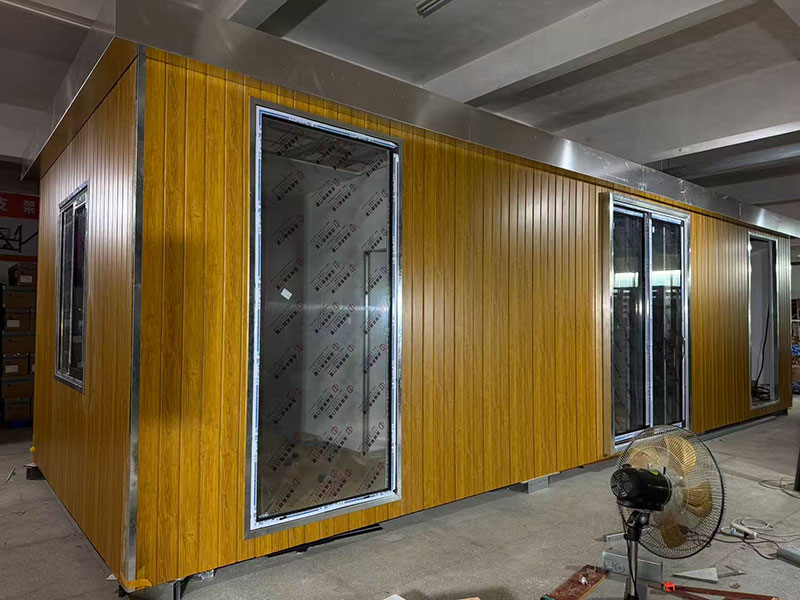 Busy Production Workshop for Modular Building Orders Busy Production Workshop for Modular Building Orders